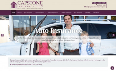 capstoneinsurancegroup.com screenshot