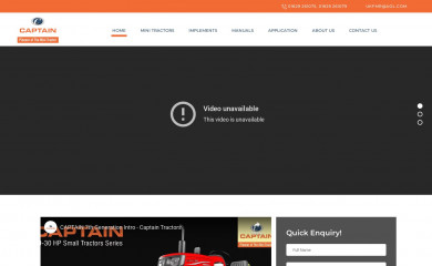 captaintractors.co.uk screenshot