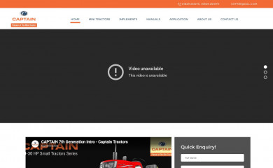 captaintractors.co.uk screenshot