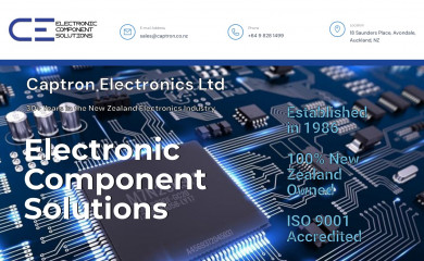 captron.co.nz screenshot
