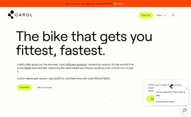 carolbike.com screenshot