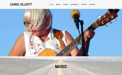 carolelliottmusic.com screenshot