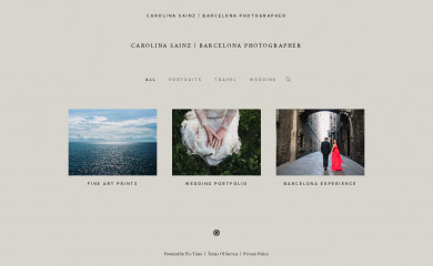 carolinasainz.com screenshot