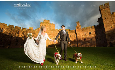 carolinewhitephotography.co.uk screenshot