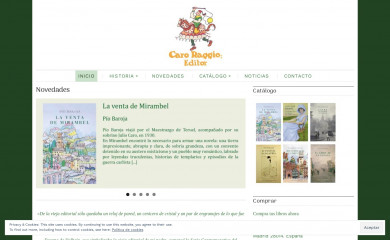 caroraggioeditor.com screenshot