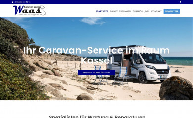 caravan-service-waas.de screenshot