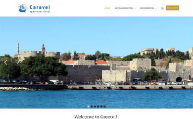 caravelhotel.gr screenshot