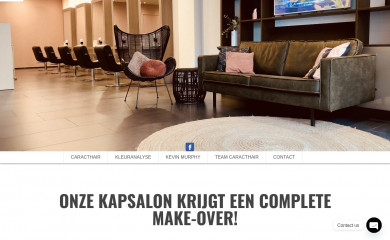 caracthair.nl screenshot