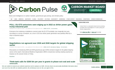 carbon-pulse.com screenshot