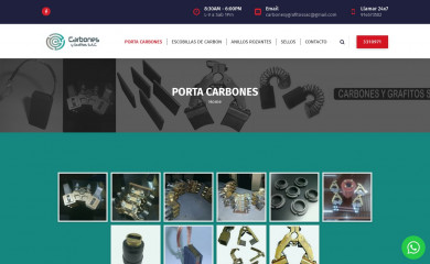 carbonesygrafitossac.com.pe screenshot
