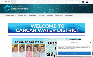 carcarwaterdistrict.gov.ph screenshot