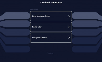 carcheckcanada.ca screenshot