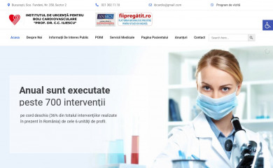 cardioiliescu.ro screenshot