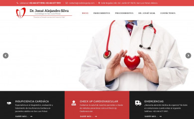 cardiologoslp.com screenshot