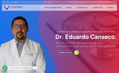cardiologiatijuana.com screenshot