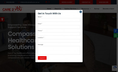 care2youhealthcare.com.au screenshot