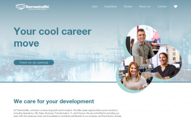 careersatthermotraffic.com screenshot