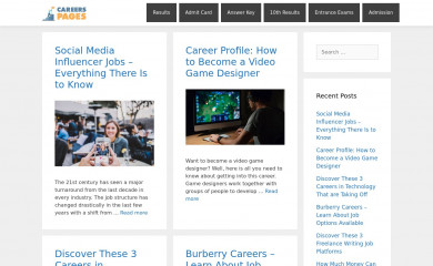 careerspages.com screenshot