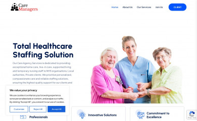 caremanagers.co.uk screenshot