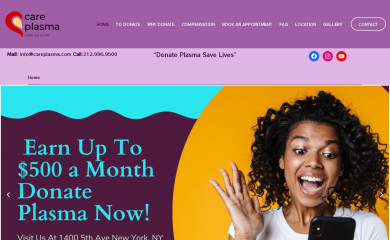 careplasma.com screenshot