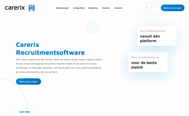 carerix.com screenshot