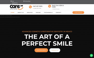 caresmilecenter.com screenshot