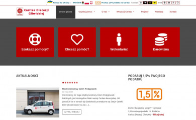 caritas-gliwice.pl screenshot