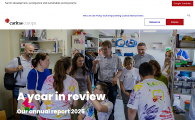 caritas.eu screenshot