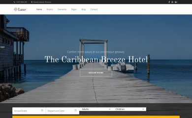 caribbeanbreezehotel.com screenshot