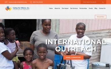 caring4others.org screenshot