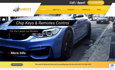 carkeysolution.ca screenshot