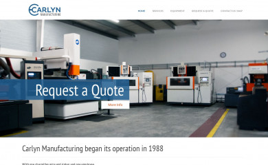 carlynmanufacturing.com screenshot