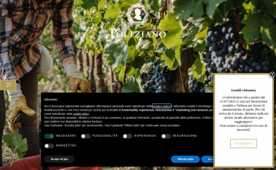 carlettipoliziano.com screenshot