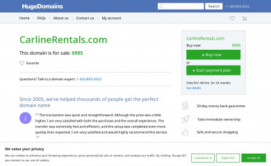 carlinerentals.com screenshot