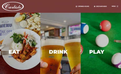 carlisletavern.com.au screenshot