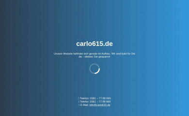 carlo615.de screenshot