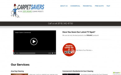 carpet-savers.com screenshot