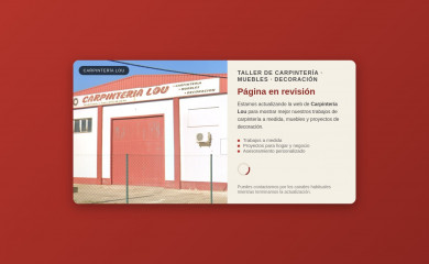 carpinterialou.es screenshot