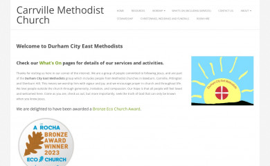 carrvillemethodist.org.uk screenshot