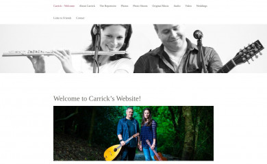 carrickmusic.co.uk screenshot
