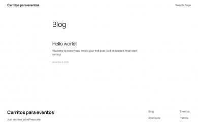 carritosparaeventos.com screenshot