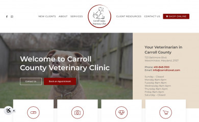 carrollcovet.com screenshot