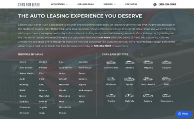 cars-forlease.com screenshot