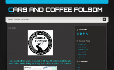 carsandcoffeefolsom.com screenshot