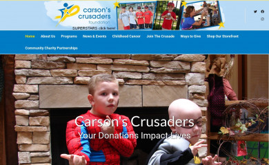 carsonscrusadersfoundation.org screenshot
