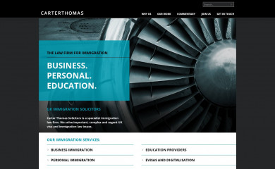 carterthomas.co.uk screenshot