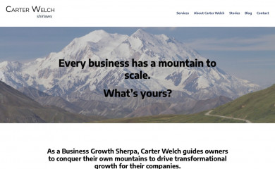 carterwelch.com screenshot