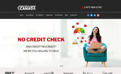 cartitleloanscanada.ca screenshot