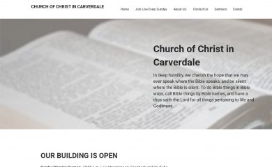 carverdalecoc.org screenshot