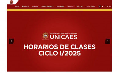 catolica.edu.sv screenshot